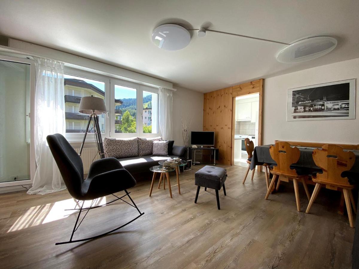 Zentrale Top Wohnung Chesa Ravaisch Davos Exteriör bild